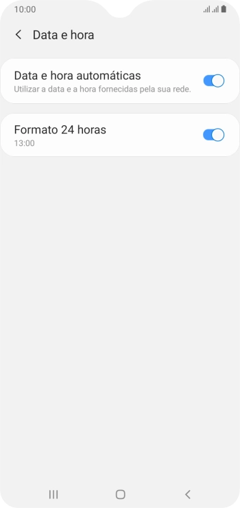 Prima a tecla de início para terminar e voltar ao ecrã inicial.