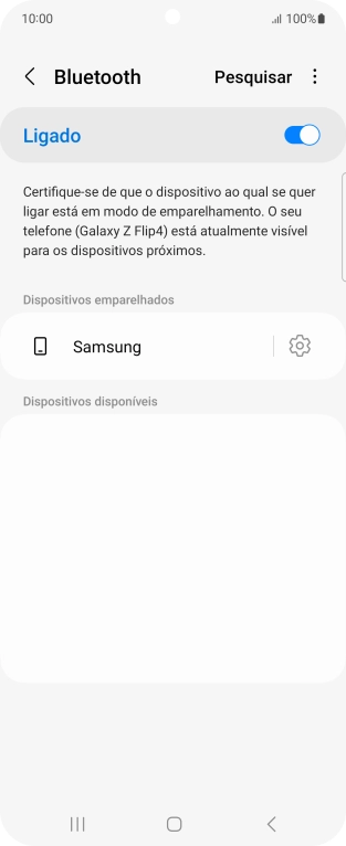 Prima a tecla de início para terminar e voltar ao ecrã inicial.