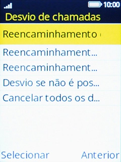 Escolha Reencaminhamento de chamadas se não responde.