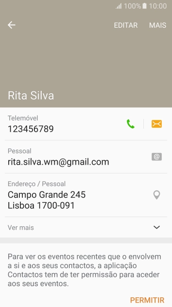 Prima o número pretendido.