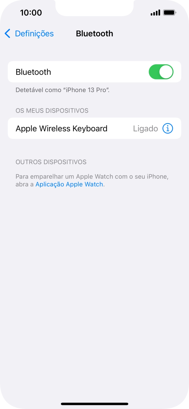 Para voltar ao ecrã inicial, deslize o dedo de baixo para cima a partir da base do ecrã.