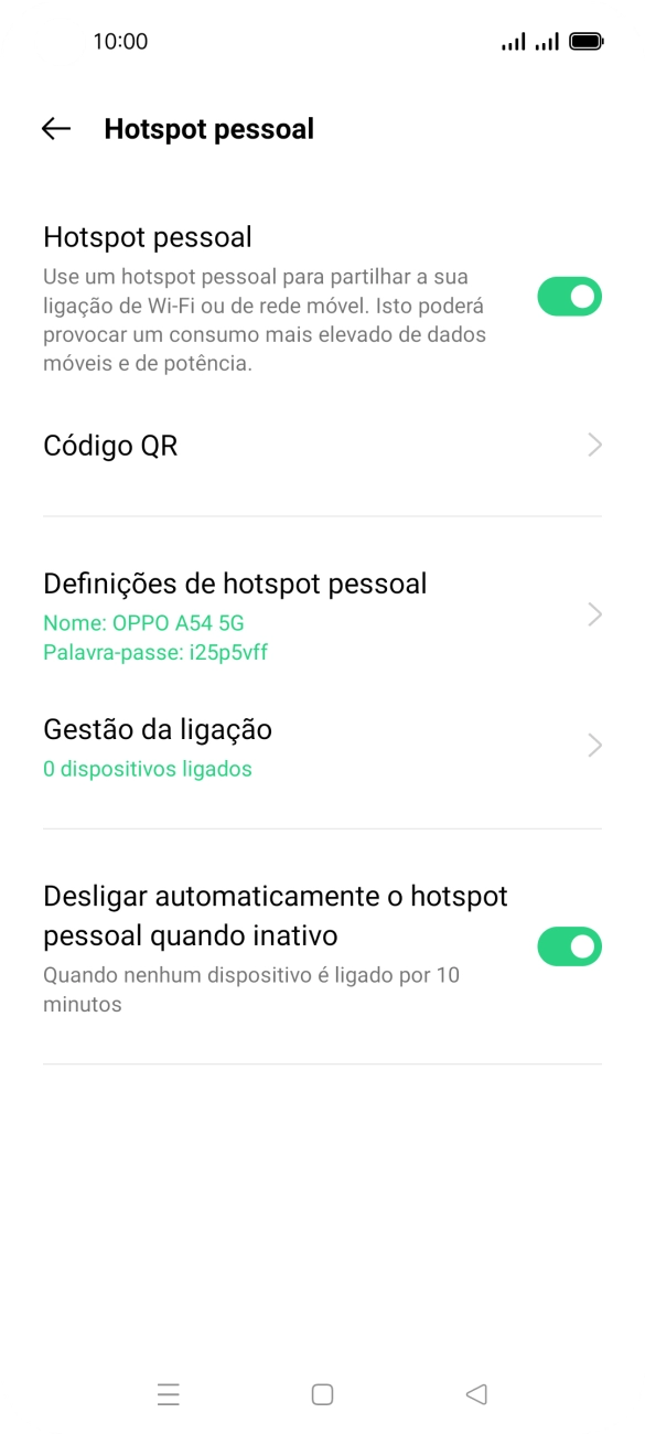 Prima a tecla de início para terminar e voltar ao ecrã inicial.