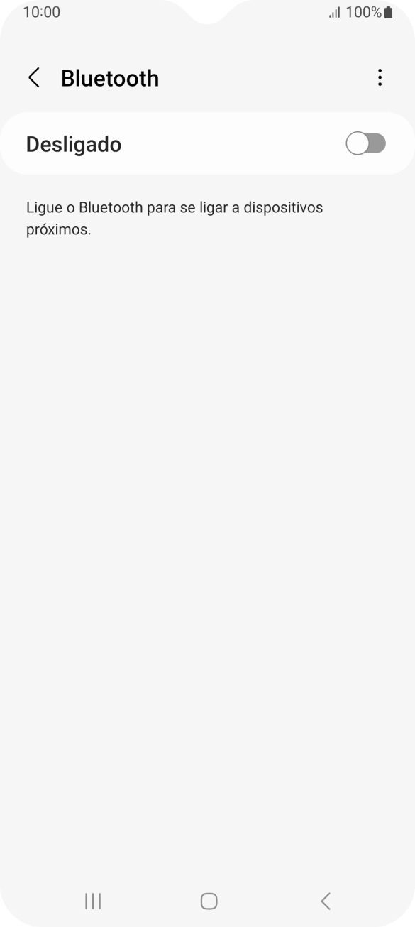 Prima o indicador para ativar a função.