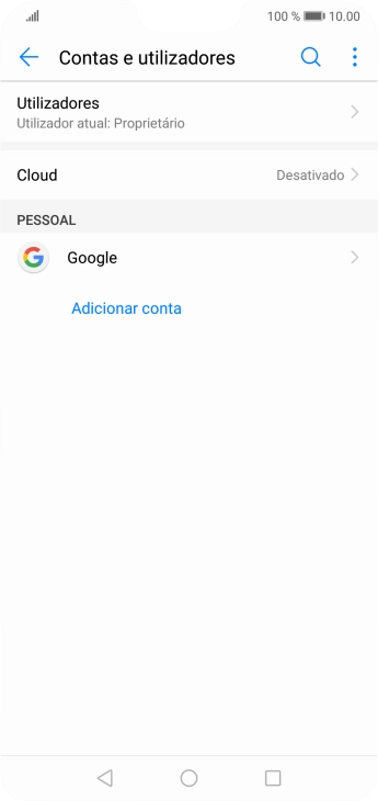 Prima a tecla de início para terminar e voltar ao ecrã inicial.