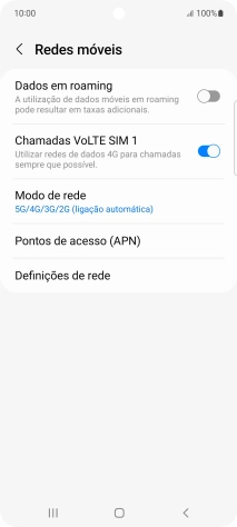 Prima Definições de rede.