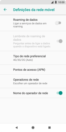 Prima Pontos de acesso (APN).