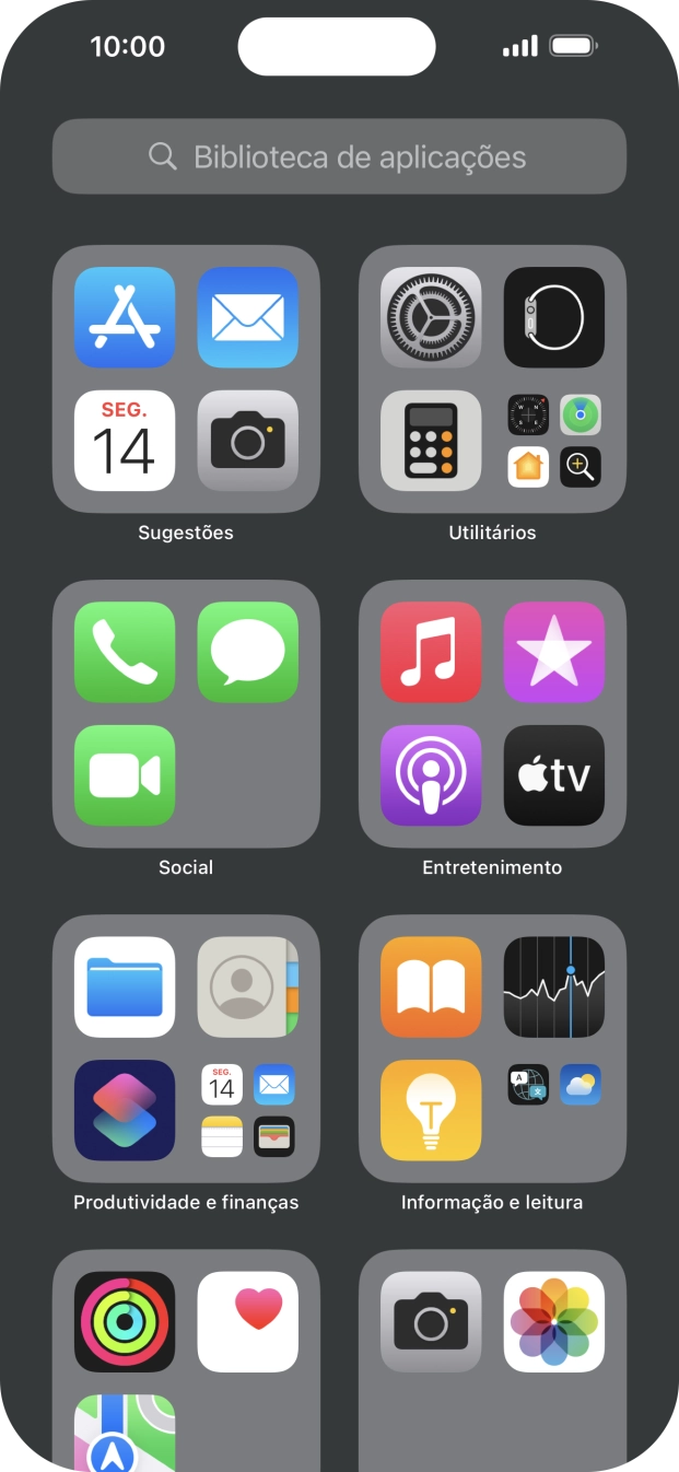 Prima a app pretendida.