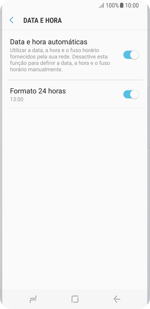Prima a tecla de início para terminar e voltar ao ecrã inicial.