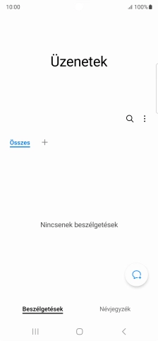 Kattints a menü ikonra.