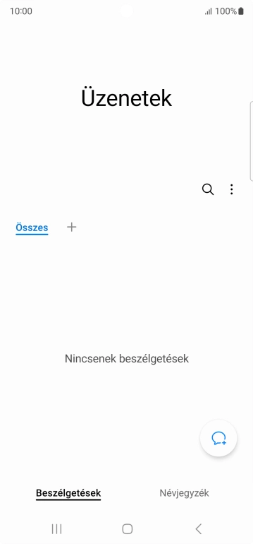 Kattints a menü ikonra.