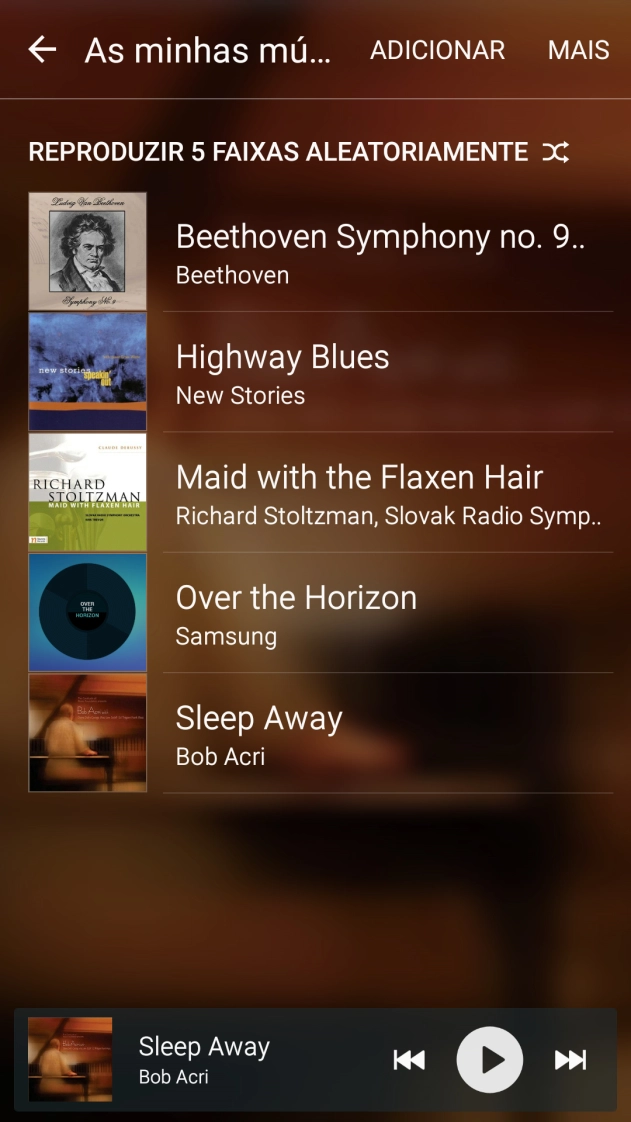 Prima a tecla de início para terminar e voltar ao ecrã inicial.