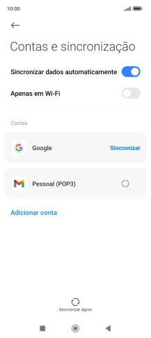 Prima a tecla de início para terminar e voltar ao ecrã inicial.