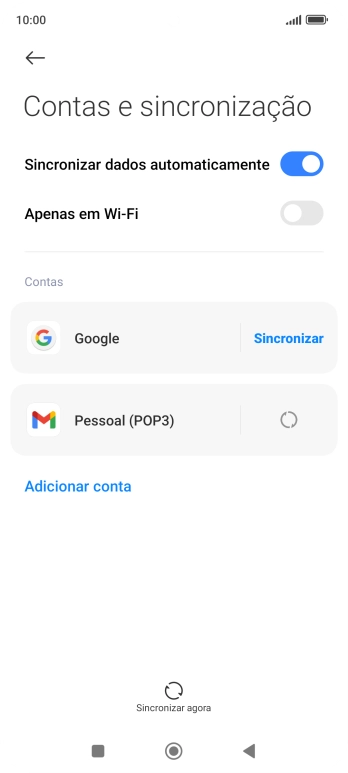 Prima a tecla de início para terminar e voltar ao ecrã inicial.