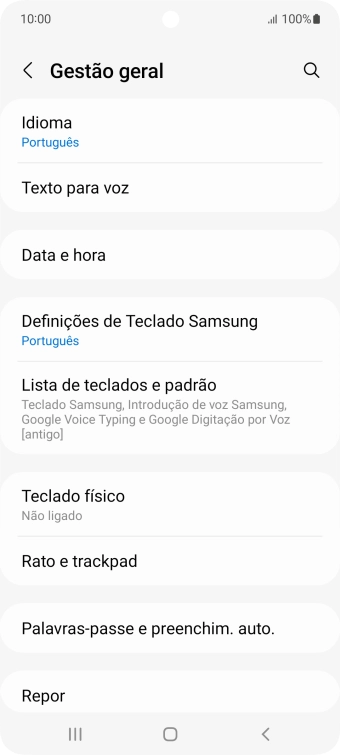 Prima Data e hora.