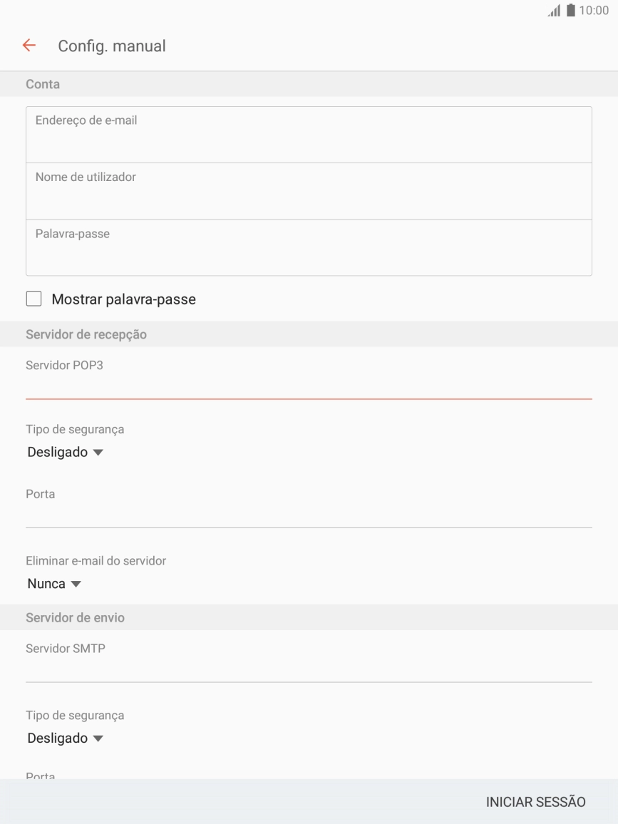 Prima a lista suspensa sob 
