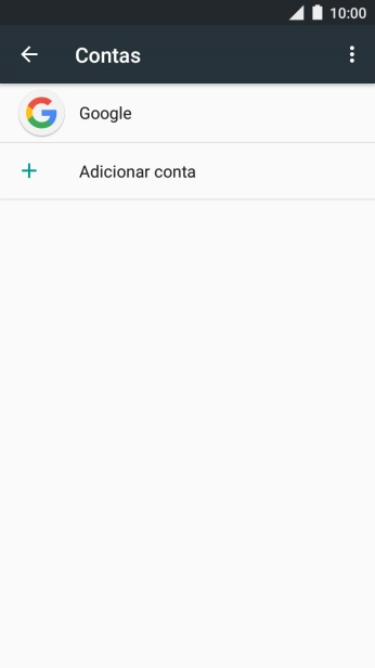 Prima a conta pretendida.