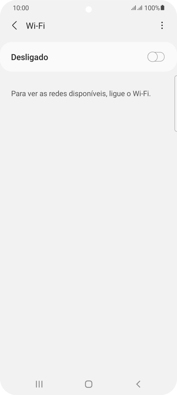 Prima o indicador para ativar a função.