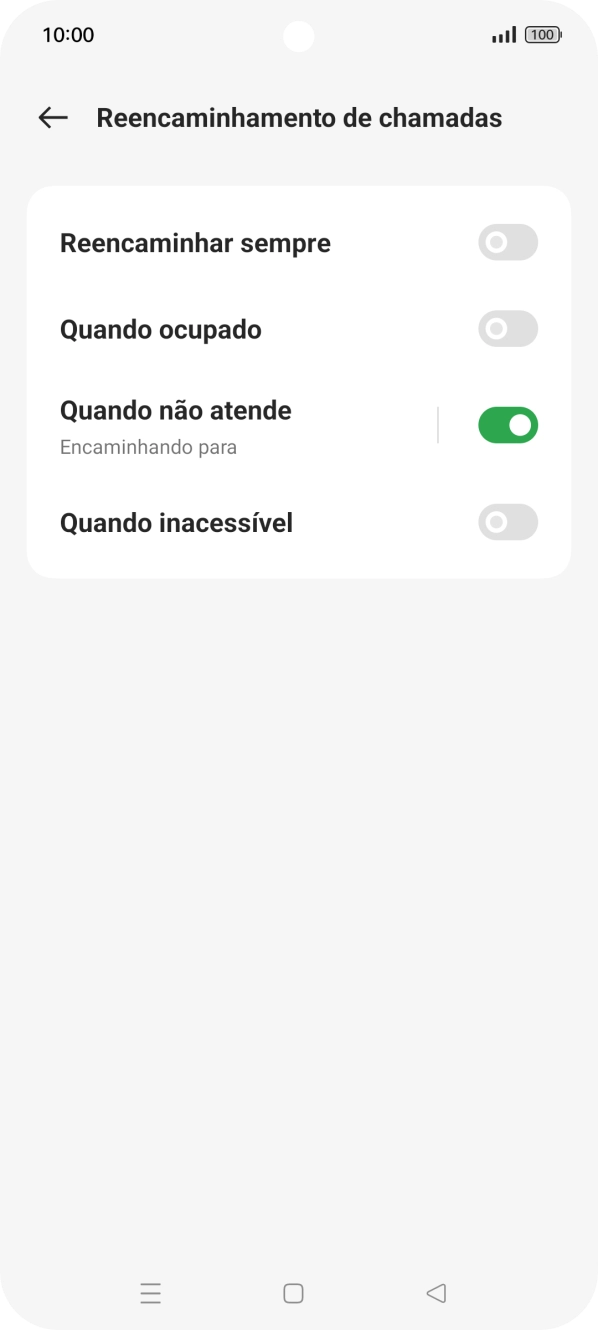 Prima a tecla de início para terminar e voltar ao ecrã inicial.