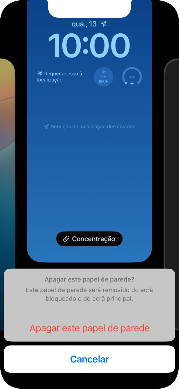 Prima Apagar este papel de parede.