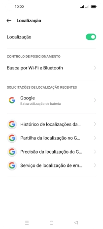 Prima Precisão da localização da G....