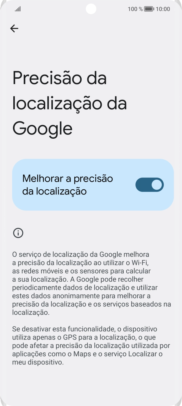 Se premir o indicador junto a 