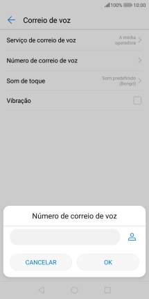 Introduza 123 e prima OK.