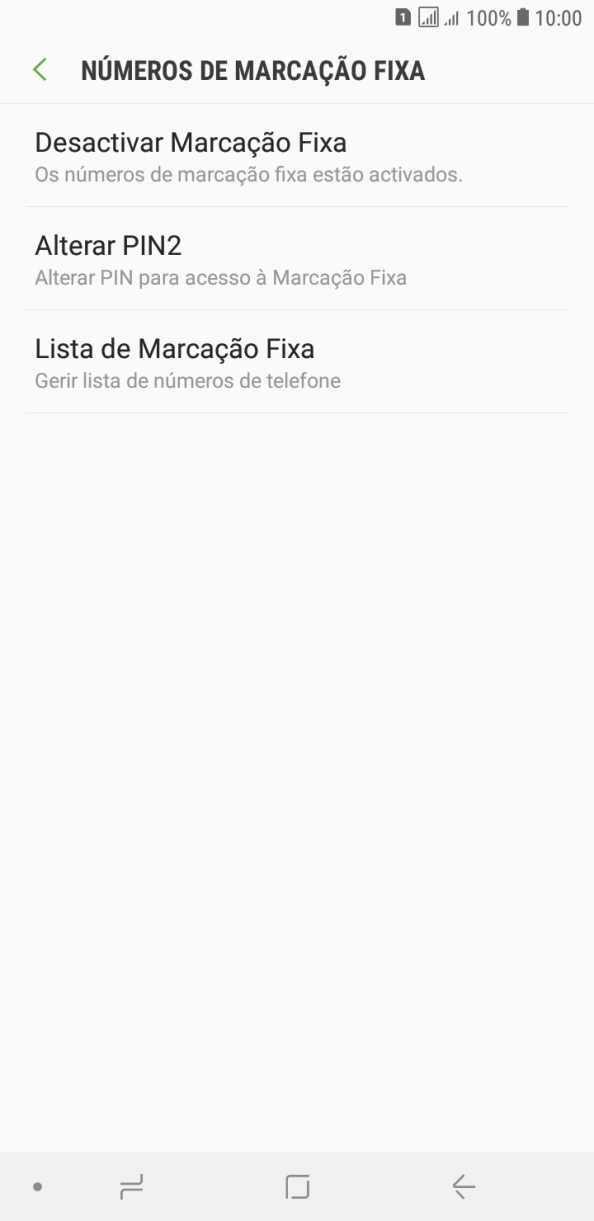 Prima Desactivar Marcação Fixa.