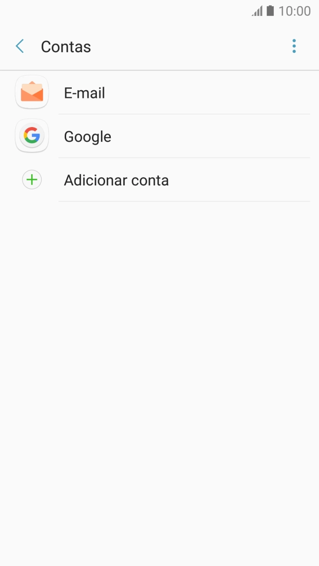 Prima a tecla de início para voltar ao ecrã inicial.