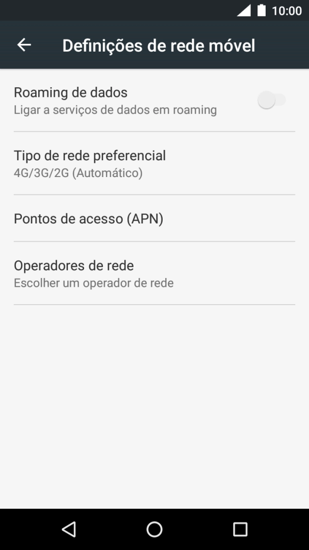 Prima Ponto de acesso (APN).