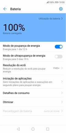 Prima a tecla de início para terminar e voltar ao ecrã inicial.