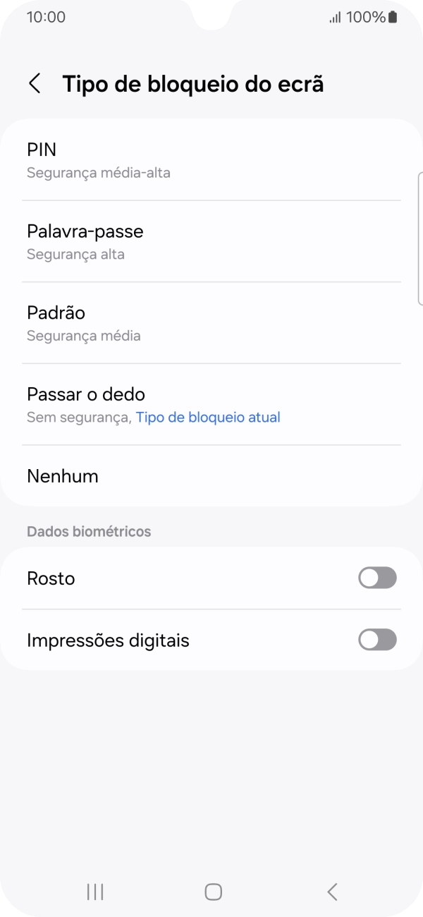 Prima Impressões digitais.