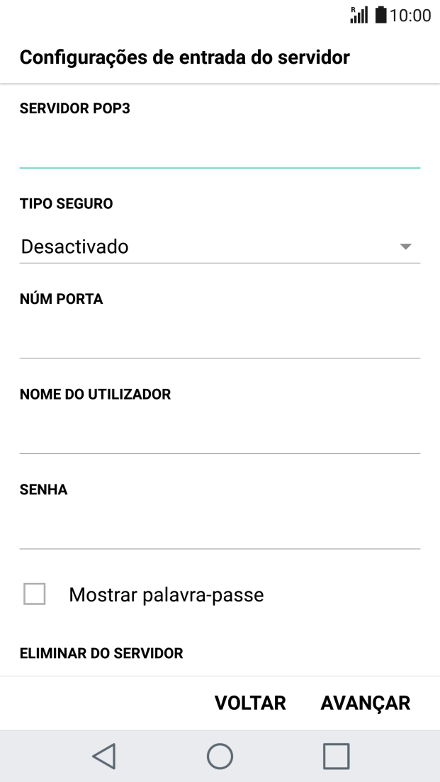 Prima a lista suspensa sob 