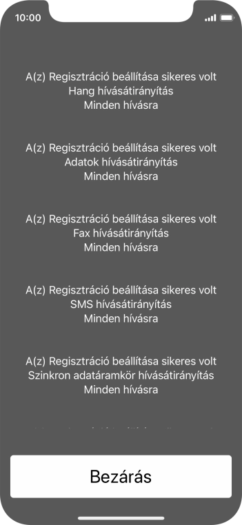 Válaszd a Bezárás lehetőséget.