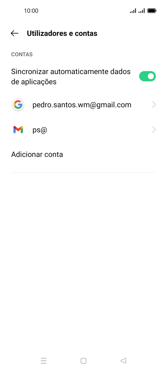 Prima a tecla de início para terminar e voltar ao ecrã inicial.