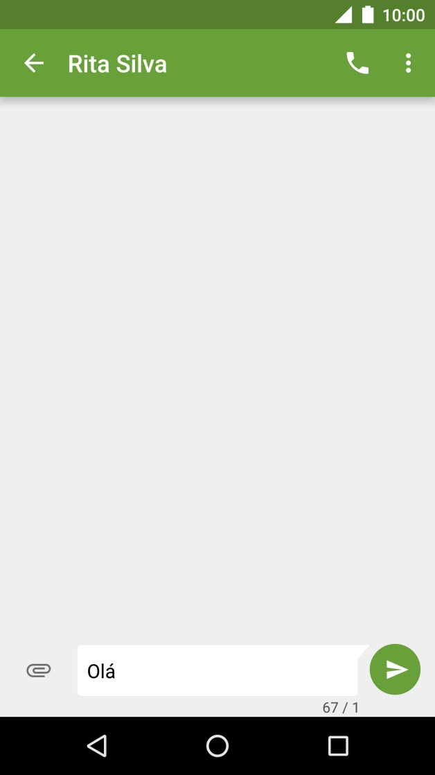 Prima o ícone para adicionar.