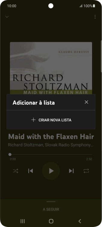 Prima CRIAR NOVA LISTA.