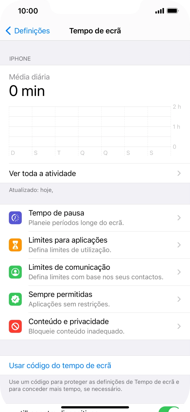 Prima Ver toda a atividade.
