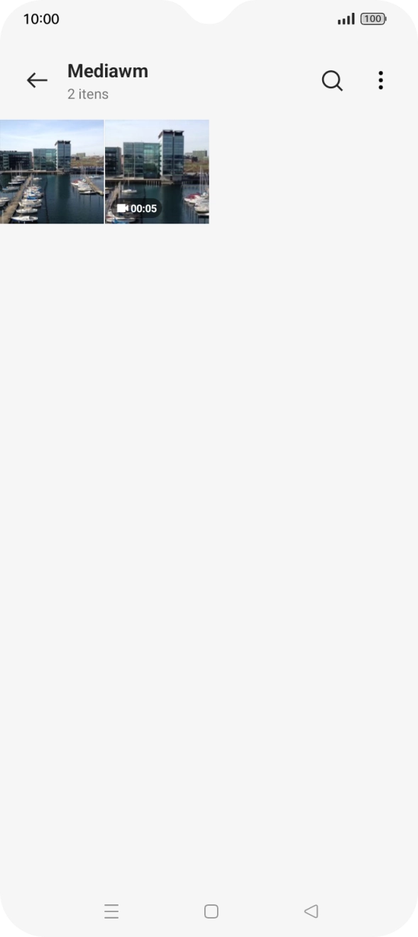 Prima durante um momento uma imagem ou um clipe de vídeo.