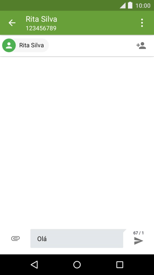 Prima o ícone de anexo.