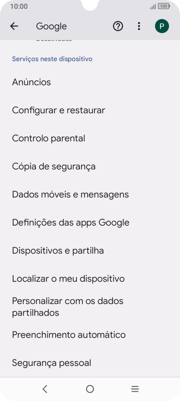 Prima Localizar o meu dispositivo.