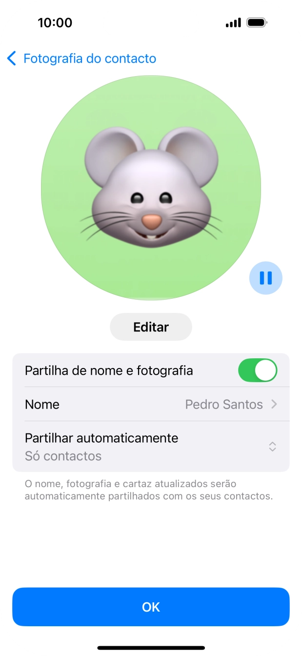 Prima o indicador junto a 