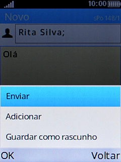 Escolha Enviar.
