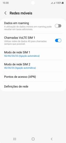 Prima Definições de rede.