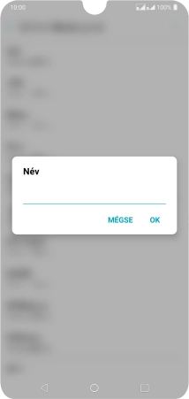 Írd be azt, hogy One MMS, és válaszd az OK lehetőséget.