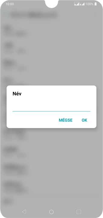 Írd be azt, hogy One MMS, és válaszd az OK lehetőséget.