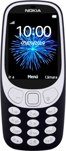 Imagen 1: Vista frontal del Nokia 3310 (2017) - MidnightBlue