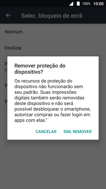 Prima SIM, REMOVER.
