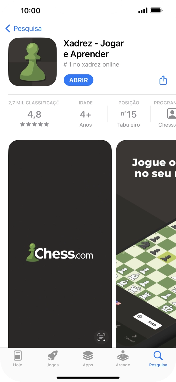 Para voltar ao ecrã inicial, deslize o dedo de baixo para cima a partir da base do ecrã.