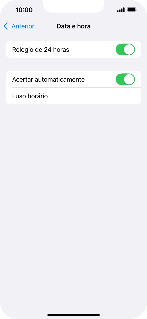 Para voltar ao ecrã inicial, deslize o dedo de baixo para cima a partir da base do ecrã.