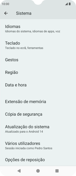 Prima Data e hora.